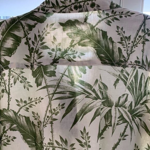 ZIMMERMANN Palm Leaf Print Linen Romper - Picture 12 of 13